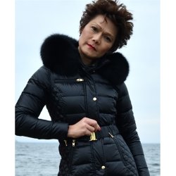 Beam Mid Belt - Black - Fox Fur